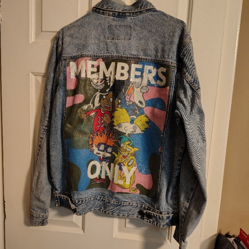 Members Only Light Blue Denim Jacket - Picture 4 of 5